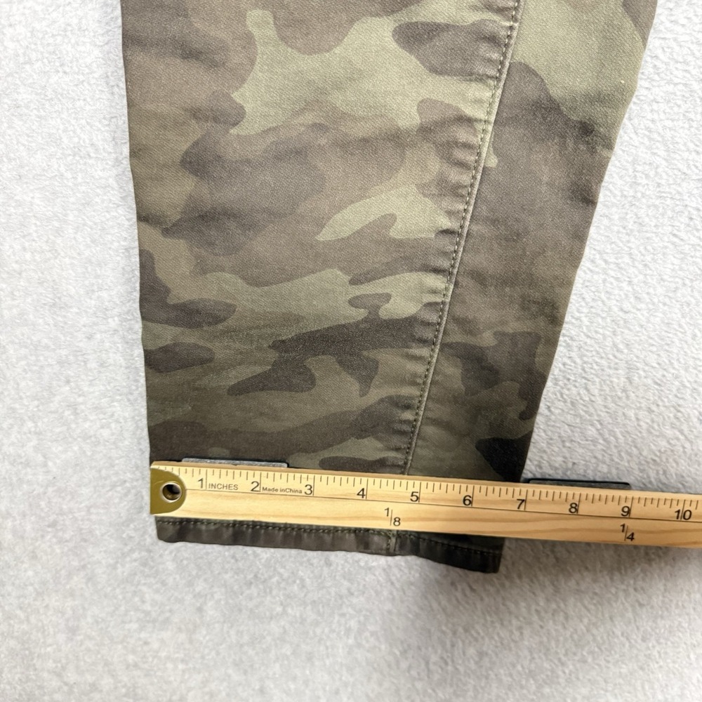 Banana Republic Travel Jean Slim Fit 32x30 Olive Camo Stretch Denim Pants Hemmed - Picture 11 of 11
